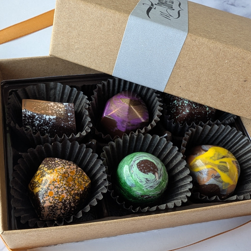 dairy free hand painted chocolates