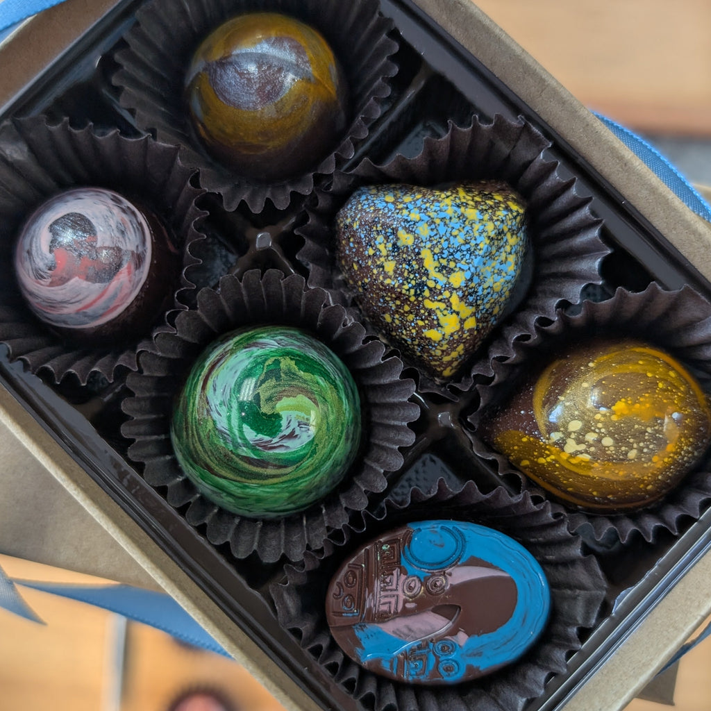 hand painted bon bons