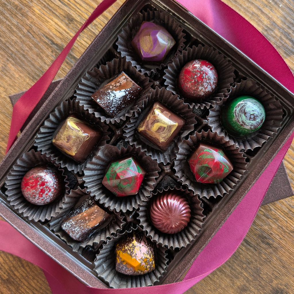 Assorted vegan chocolates 