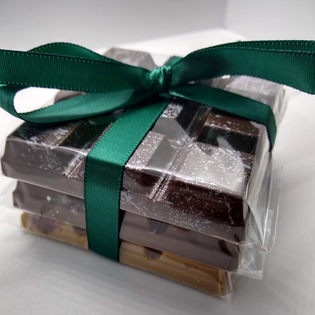 m2 confections gift set chocolate candy bars with ribbon